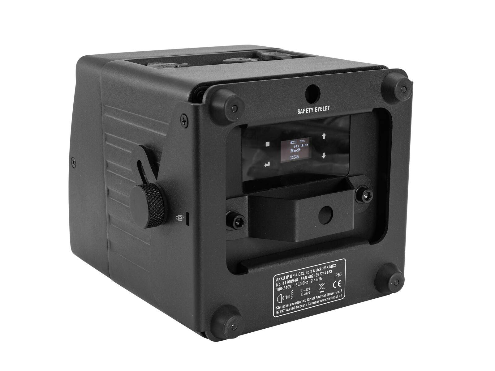 EUROLITE AKKU IP UP-4 QCL Spot QuickDMX MK2