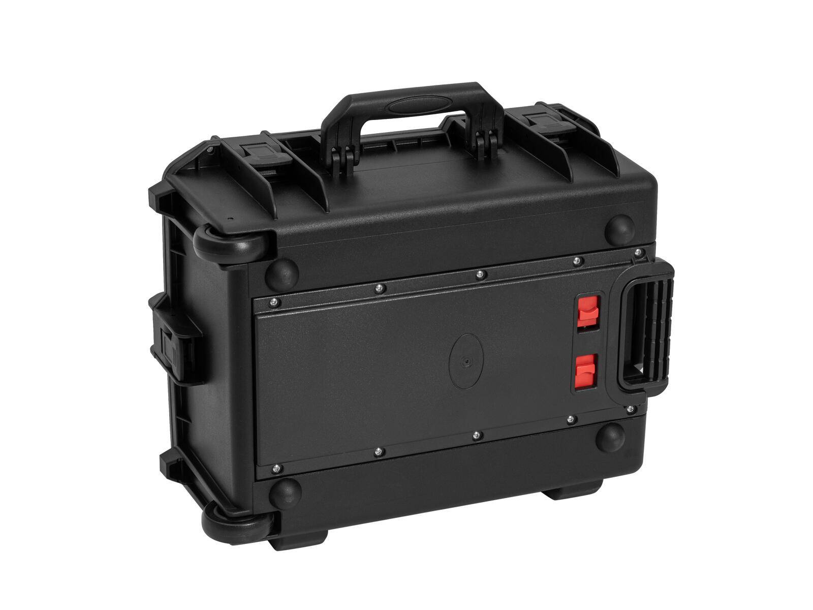 ROADINGER Kunststoffcase für 8x AKKU Flat Light mit Trolley