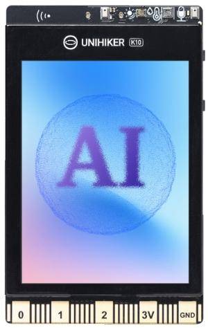 DFRobot UNIHIKER K10 AI Coding Board, 2MP Kamera, 2,8 Zoll Display, Bluetooth, Wi-Fi, MicroSD, 3,3V