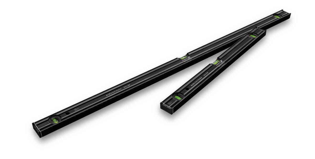 STABILA Wasserwaagen Set 60 cm + 120 cm Dark Shadow Type 80 AS-2