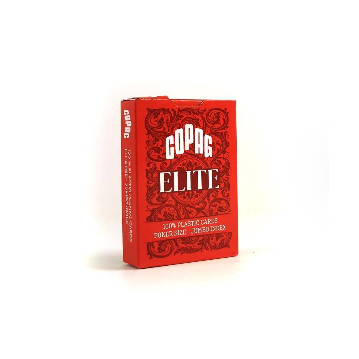 COPAG Elite - Jumbo Face - 2 index - Red Single-Deck
