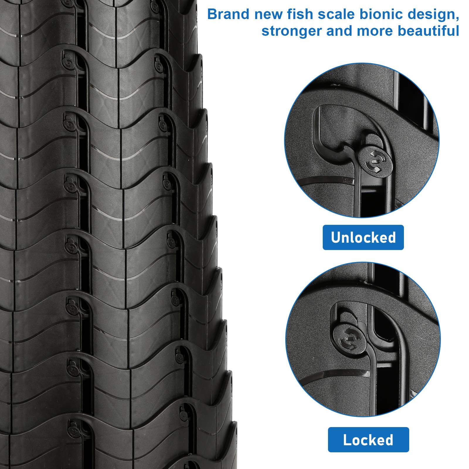 Tragbarer Klappstuhl Kompakt Leichte Teleskop,150kg Outdoor Klapphocker Tragbar,Schwarz