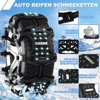 Schneeketten 12 Stück Universal Schneeketten Reifenketten für Reifenbreite 165-285 mm Schneeketten für meisten PKW LKW SUV Schneeketten 12 Stück Universal Schneeketten Reifenketten für Reifenbreite 165-285 mm Schneeketten für meisten PKW LKW SUV