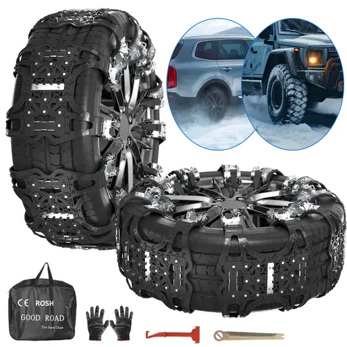 Schneeketten 6 Stück Universal Schneeketten Reifenketten für Reifenbreite 165-285 mm Schneeketten für meisten PKW LKW SUV Schneeketten 6 Stück Universal Schneeketten Reifenketten für Reifenbreite 165-285 mm Schneeketten für meisten PKW LKW SUV