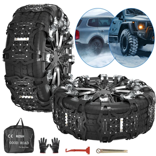Schneeketten 6 Stück Universal Schneeketten Reifenketten für Reifenbreite 165-285 mm Schneeketten für meisten PKW LKW SUV Schneeketten 6 Stück Universal Schneeketten Reifenketten für Reifenbreite 165-285 mm Schneeketten für meisten PKW LKW SUV