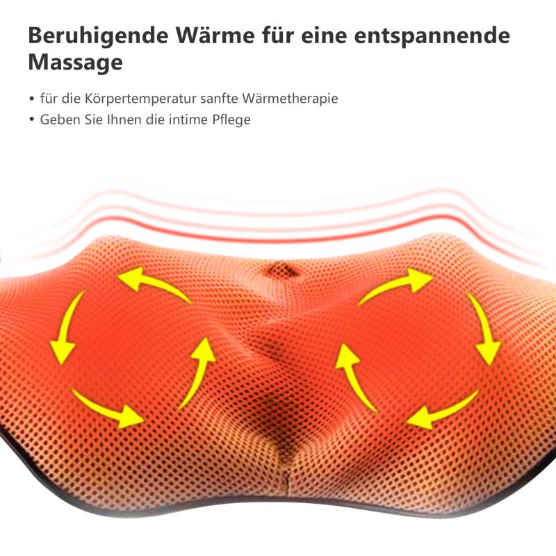 Shiatsu Massage Auto Nackenmassage 3D-Rotation Bein Nackenmassagegerät Büro