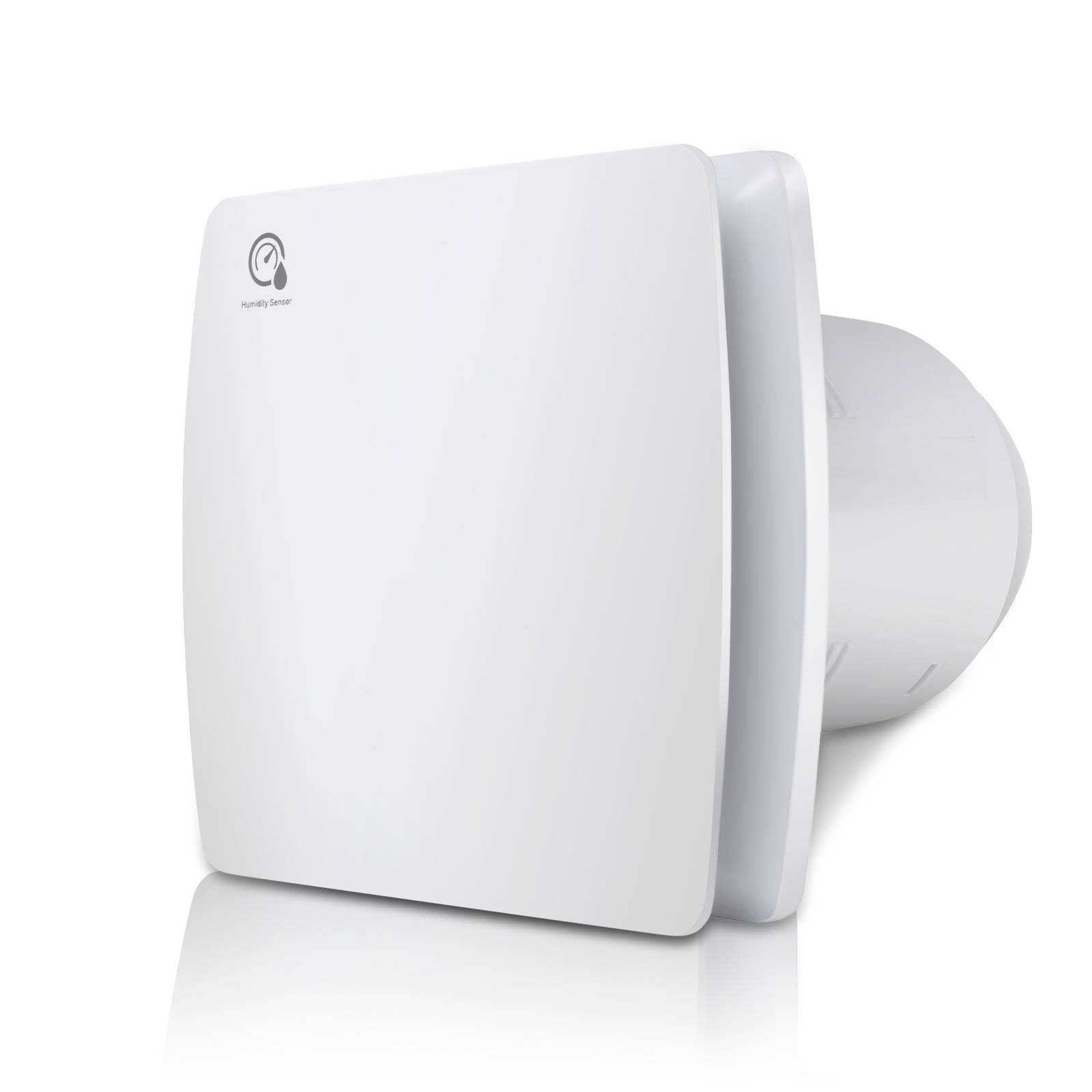 Badlüfter Lüfter Badventilator Wohnraumlüfter Wandlüfter Wandventilator Ø 150 mm Standard weiß