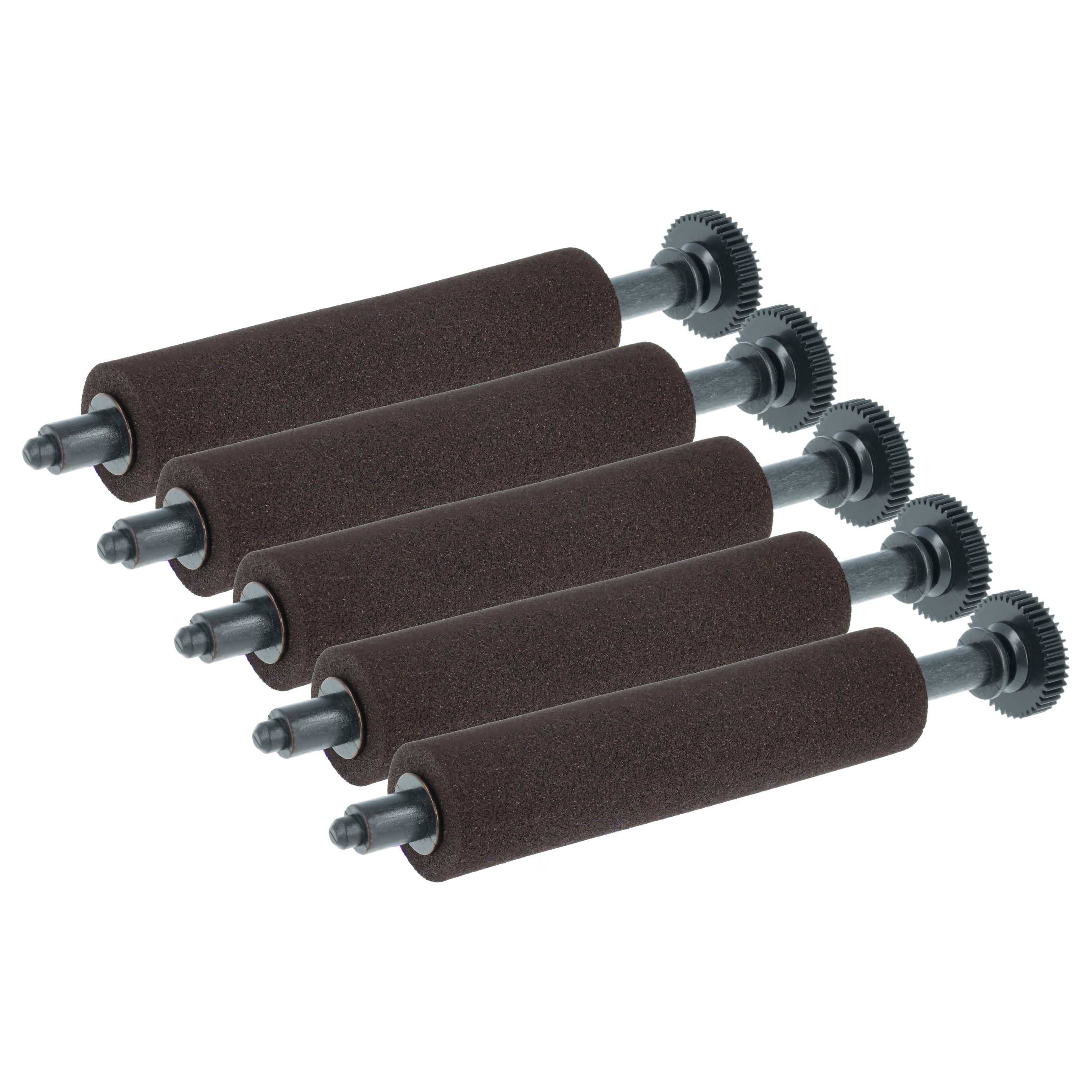 vhbw 5x Farbrolle, Farbwalze Violett Ersatz für Epson IR90 für Taschenrechner, Registrierkasse