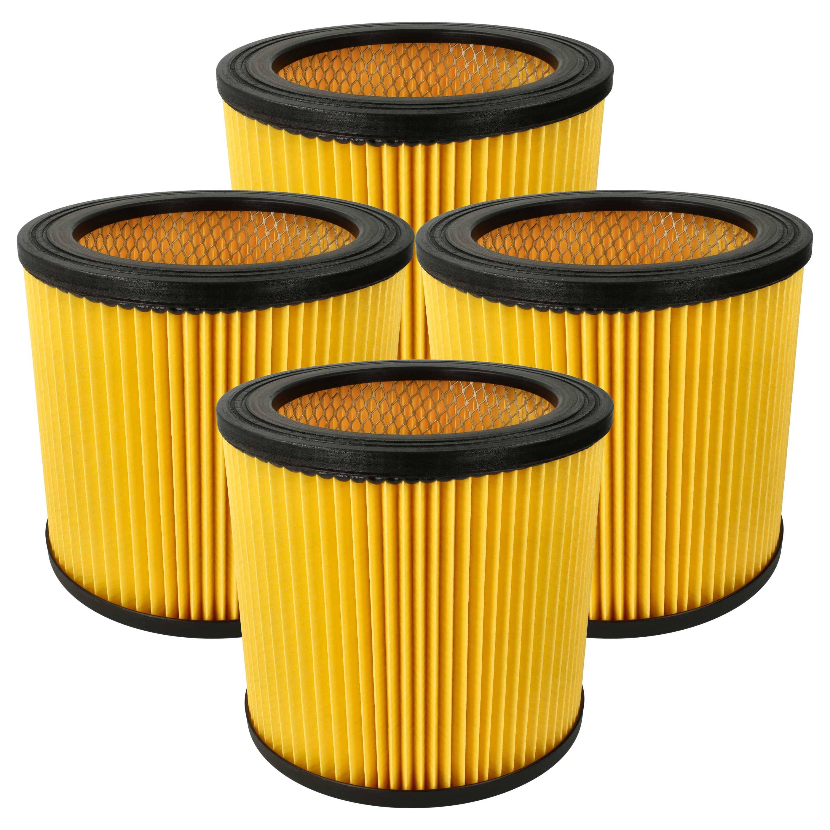 vhbw 4x Patronenfilter kompatibel mit BAMATO AB-110 Absauganlage - HEPA Ersatz-Filter, 18,2 x 16,7 cm