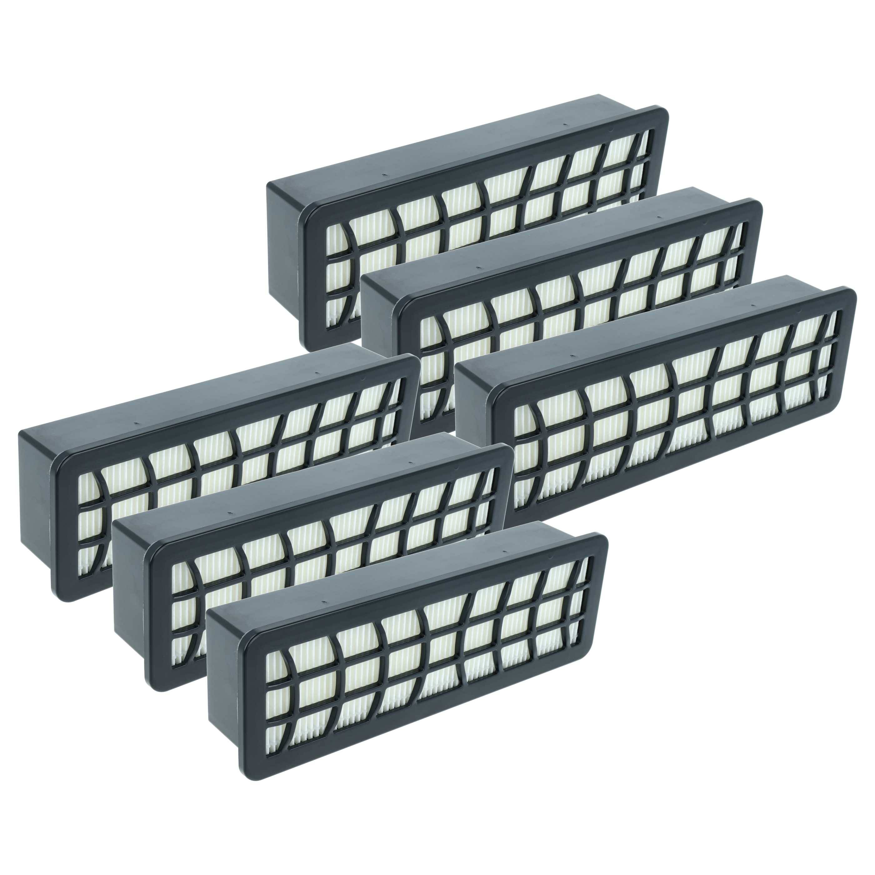 vhbw 6x Staubsaugerfilter kompatibel mit Zelmer ZVC752SP(04)(919.0SP), ZVC752SP(03)(919.0SP), ZVC752SP(919.0SP) Staubsauger - HEPA-Filter Schwarz