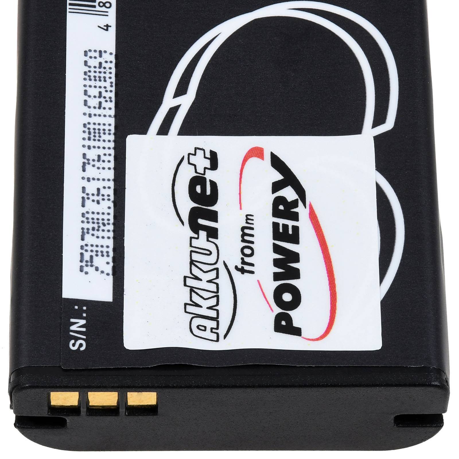 Powery Akku für Tascam DR-1 GT-R1 Recorder, 3,7V, Li-Ion