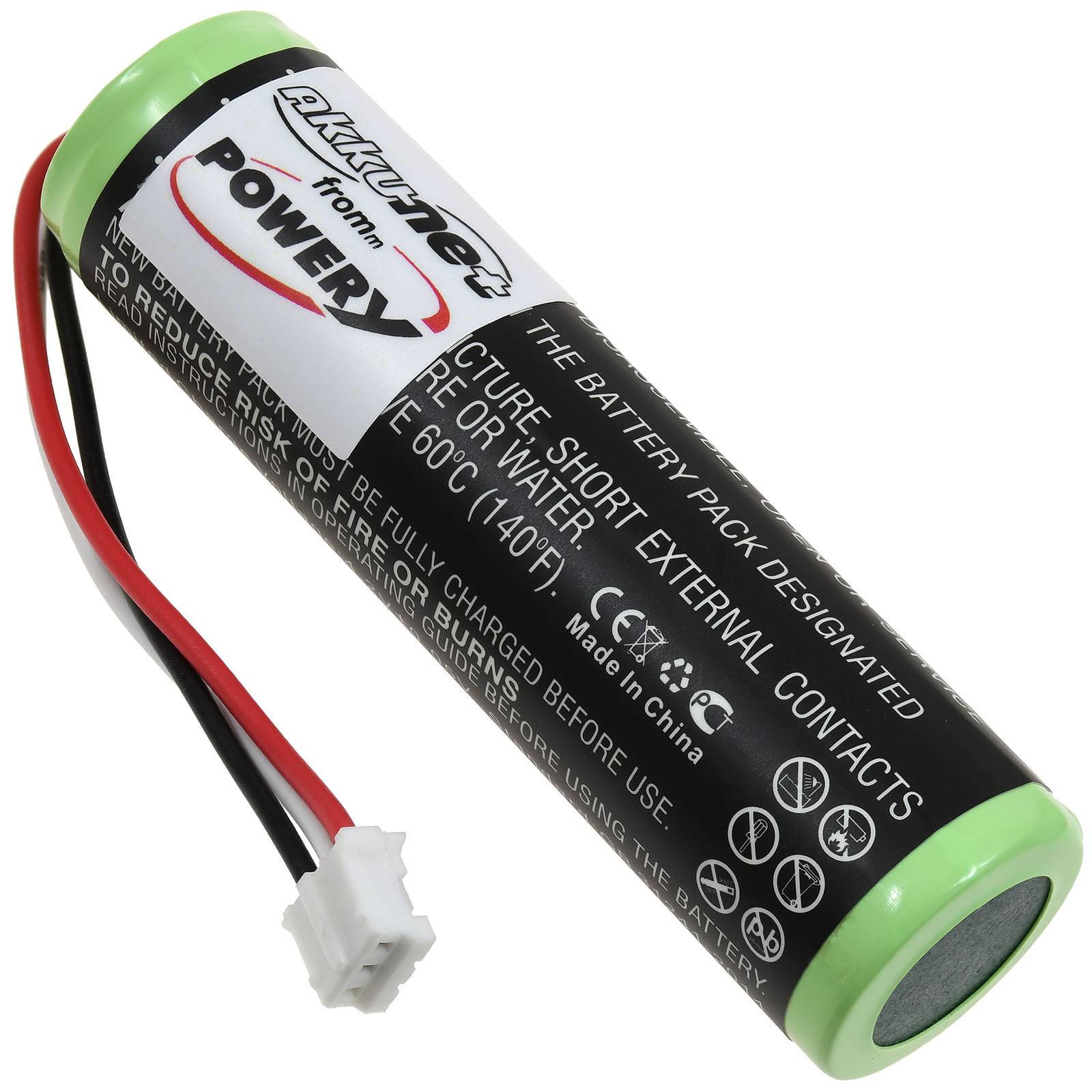 Powery Akku für Tascam MP-GT1 Recorder, 3,7V, Li-Ion