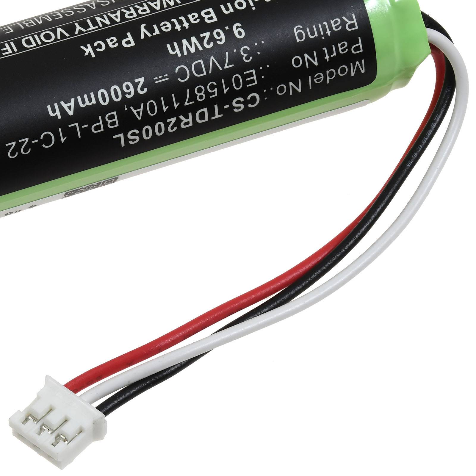Powery Akku für Tascam MP-GT1 Recorder, 3,7V, Li-Ion
