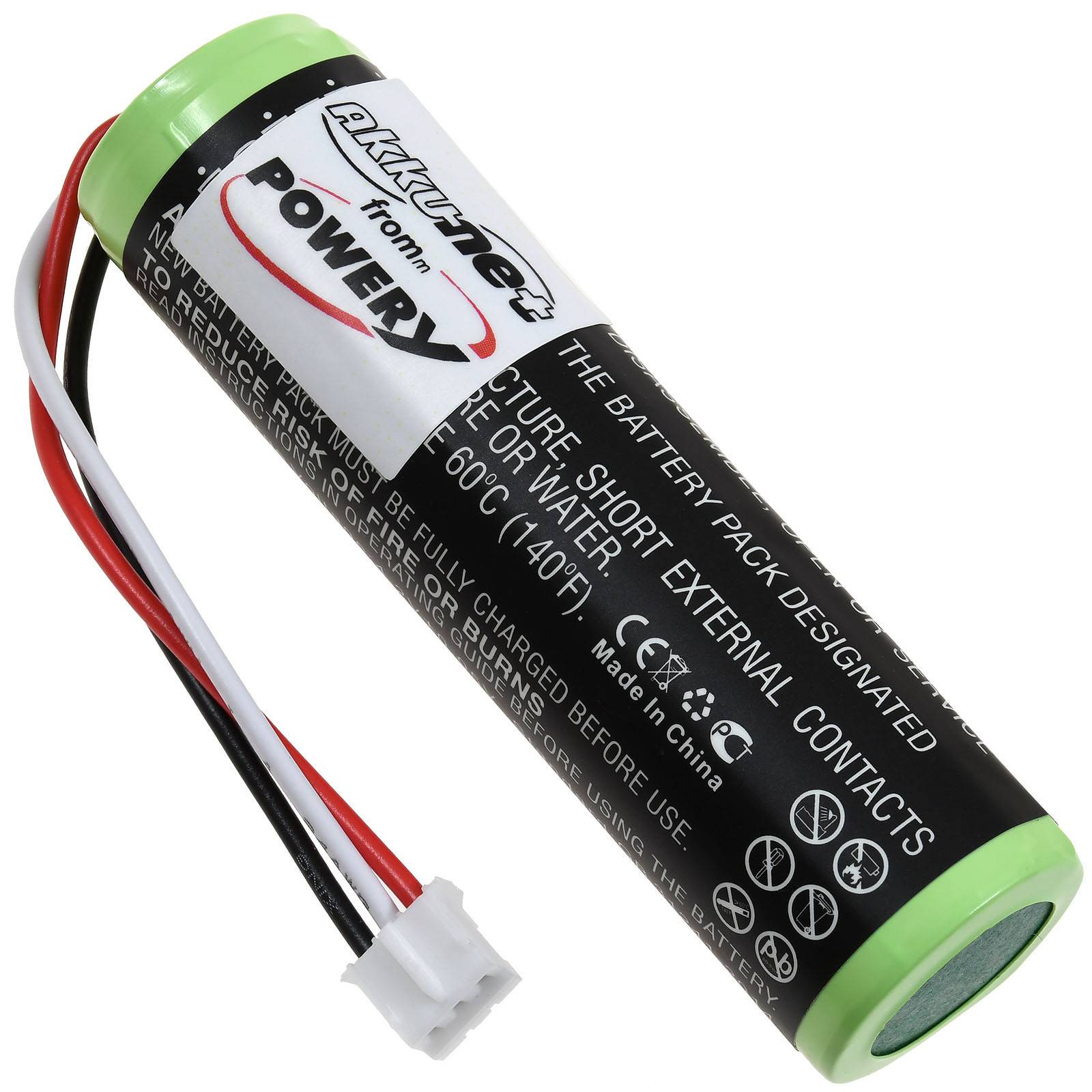 Powery Powerakku kompatibel mit Tascam Typ E01587110A, 3,7V, Li-Ion