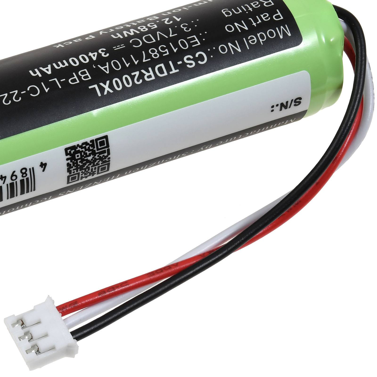 Powery Powerakku für Tascam MP-GT1 Recorder, 3,7V, Li-Ion
