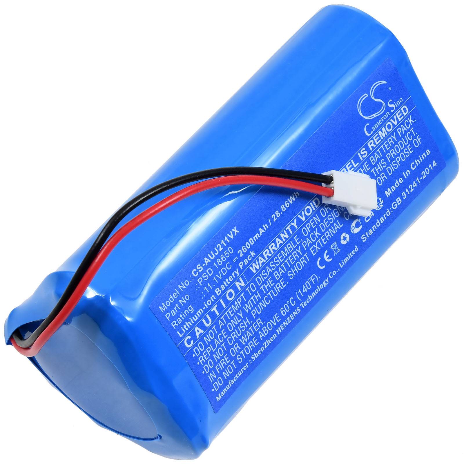 Powery Akku für Pool-Sauger Aquajack 211 / Typ PSD 18650, 11,1V, Li-Ion