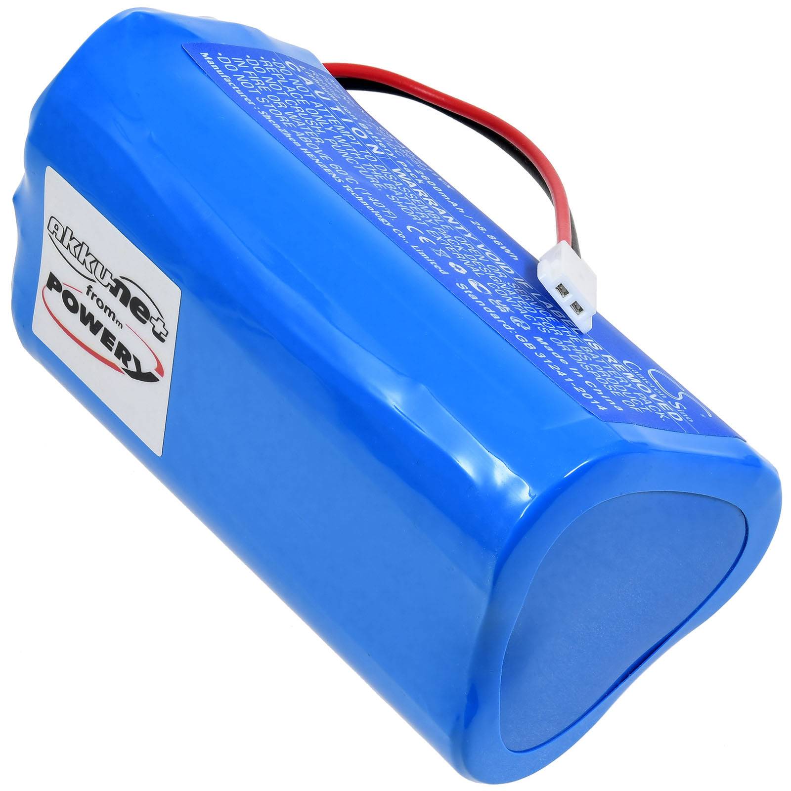 Powery Akku kompatibel mit Aquajack Typ PSD 18650, 11,1V, Li-Ion