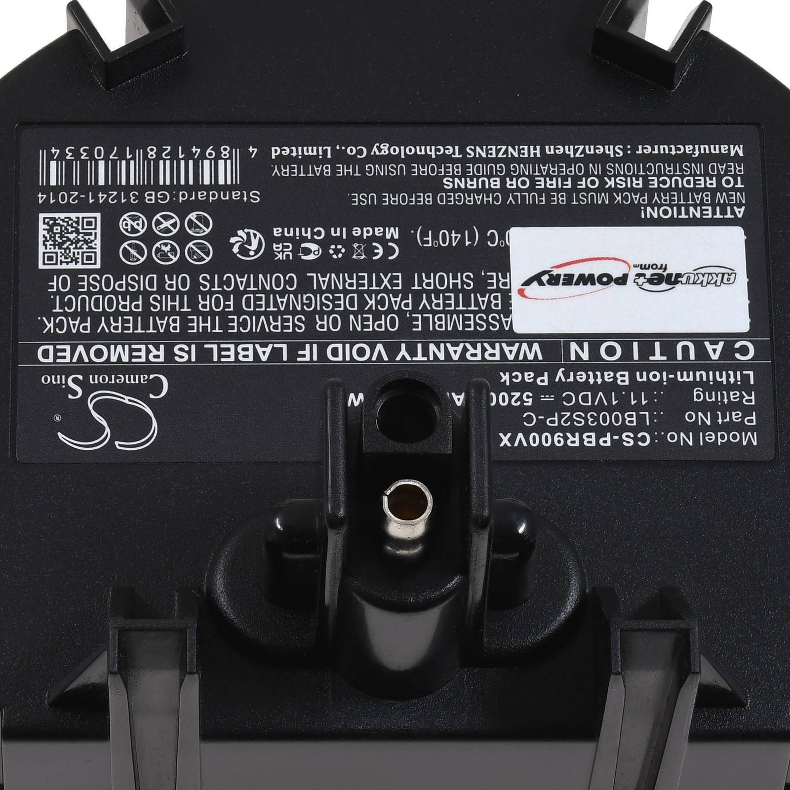 Powery Akku für Water Tech Pool Blaster Pro Pro 900 Pool-Sauger, 11,1V, Li-Ion