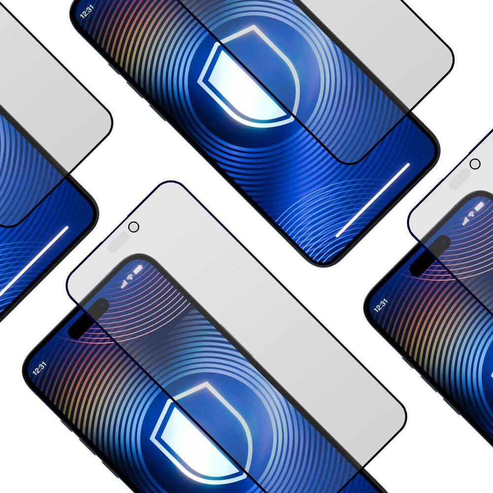3mk Hardglass Matt Max Privacy gehärtetes Glas Apple iPhone 15/16