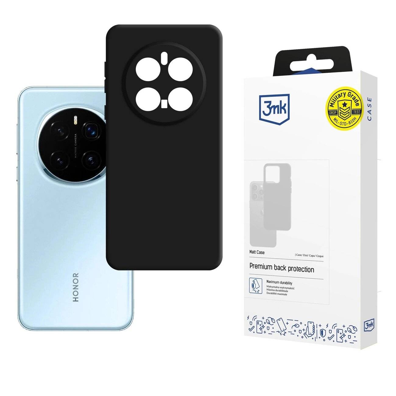 3mk Matt Hülle Honor Magic 7 Pro - Schwarz