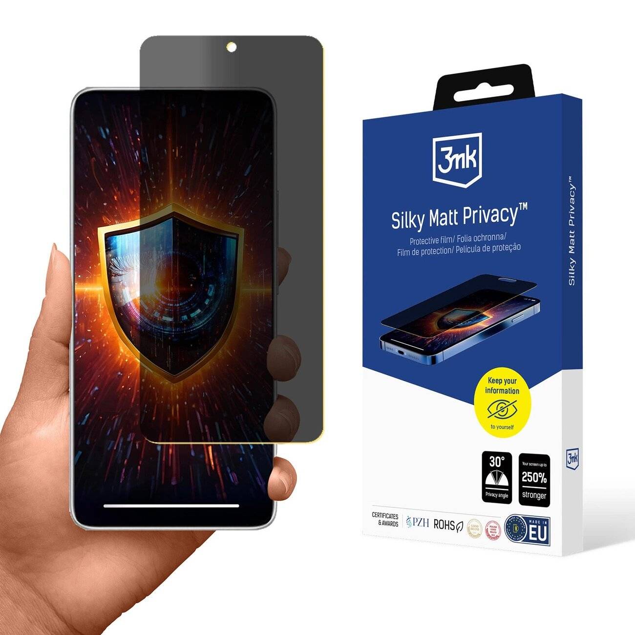 Blickschutzfolie 3mk Silky Matt Privacy Xiaomi Redmi Note 14 5G