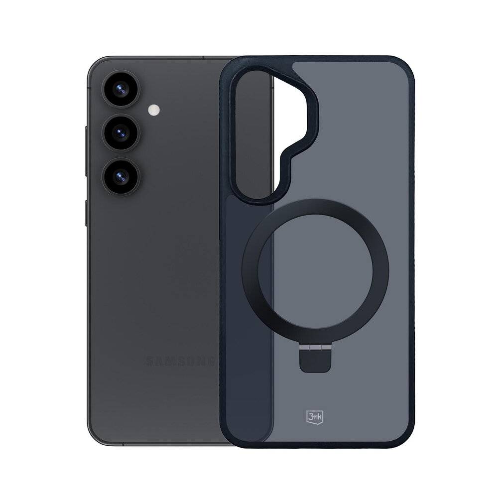 3mk Smoke Case Mag&Stand Samsung Galaxy S25+ - schwarz