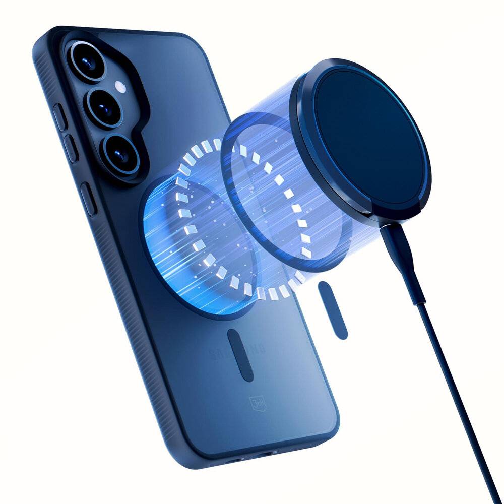 3mk Smoke MagCase Hülle Samsung Galaxy S25+ - schwarz