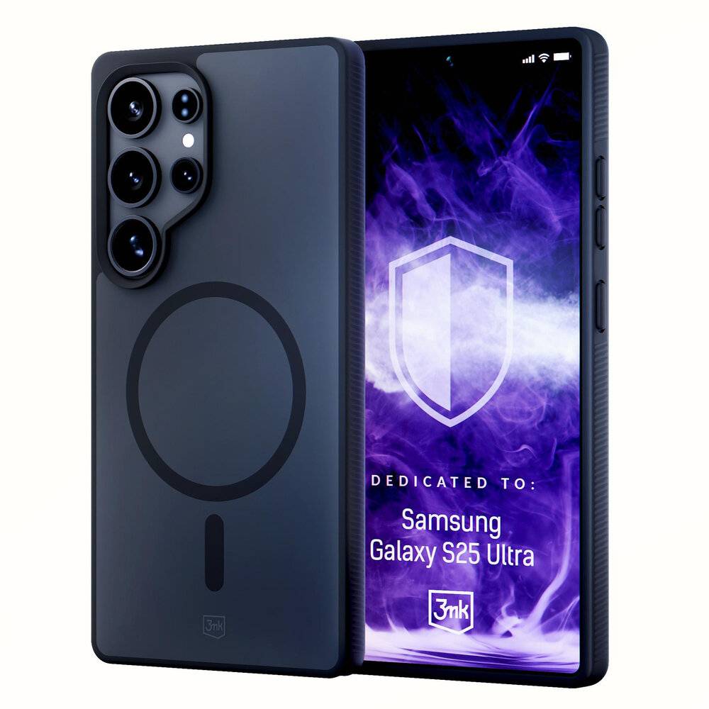 3mk Smoke MagCase Hülle Samsung Galaxy S25 Ultra - schwarz