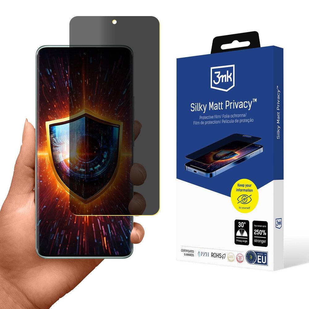 Blickschutzfolie 3mk Silky Matt Privacy Xiaomi Redmi Note 14 Pro+