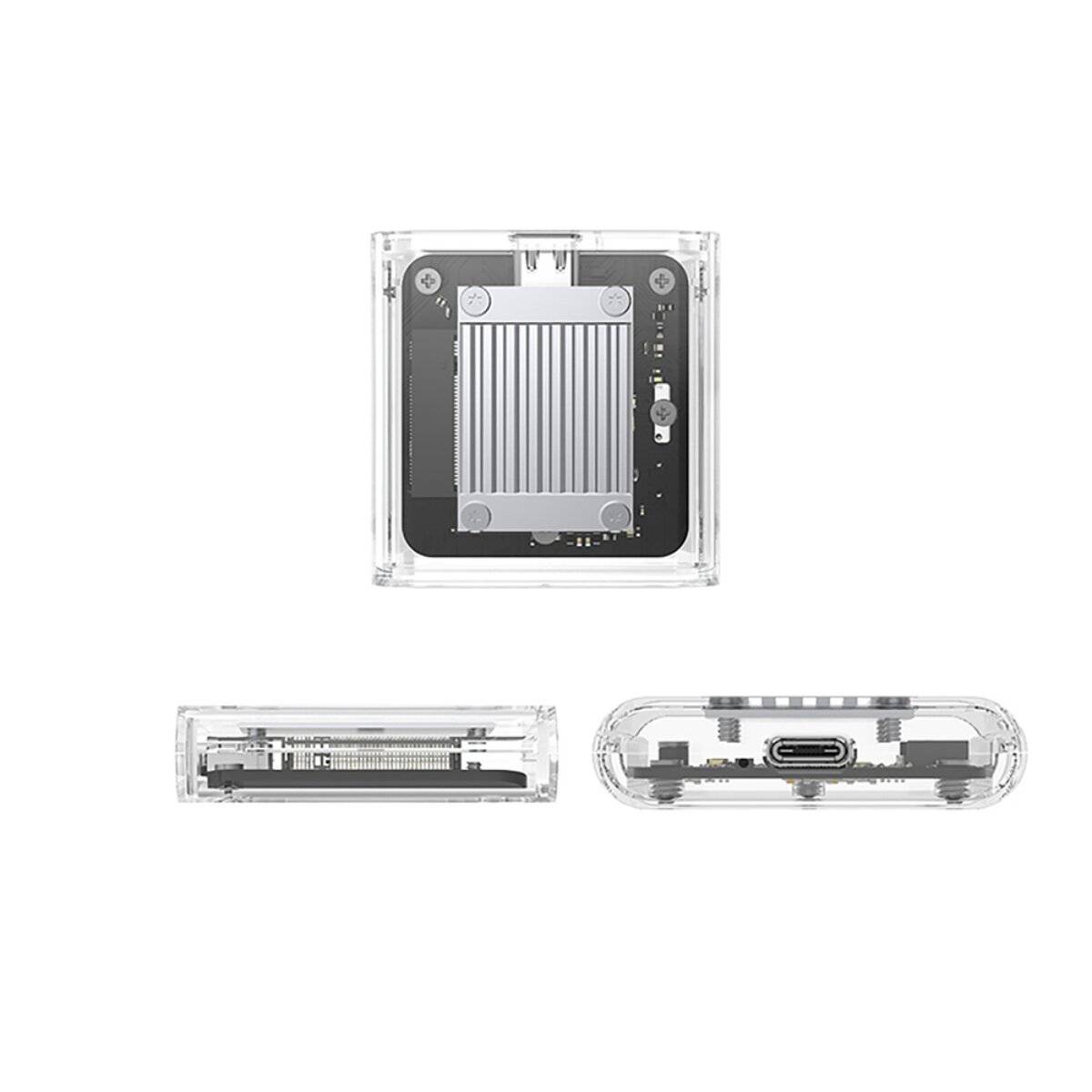 Orico TC20-M2-10G M.2 NVME USB-C 3.2 Festplatten-Caddy - Transparent
