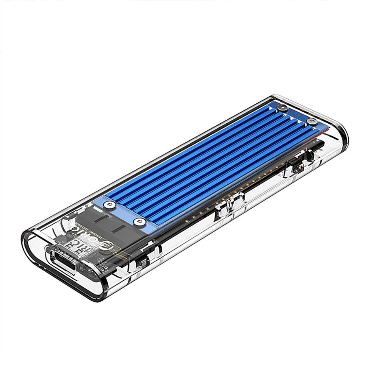 Orico TCM2-C3 M.2 NVMe SSD Gehäuse USB-C 3.1 10Gb/s Blau