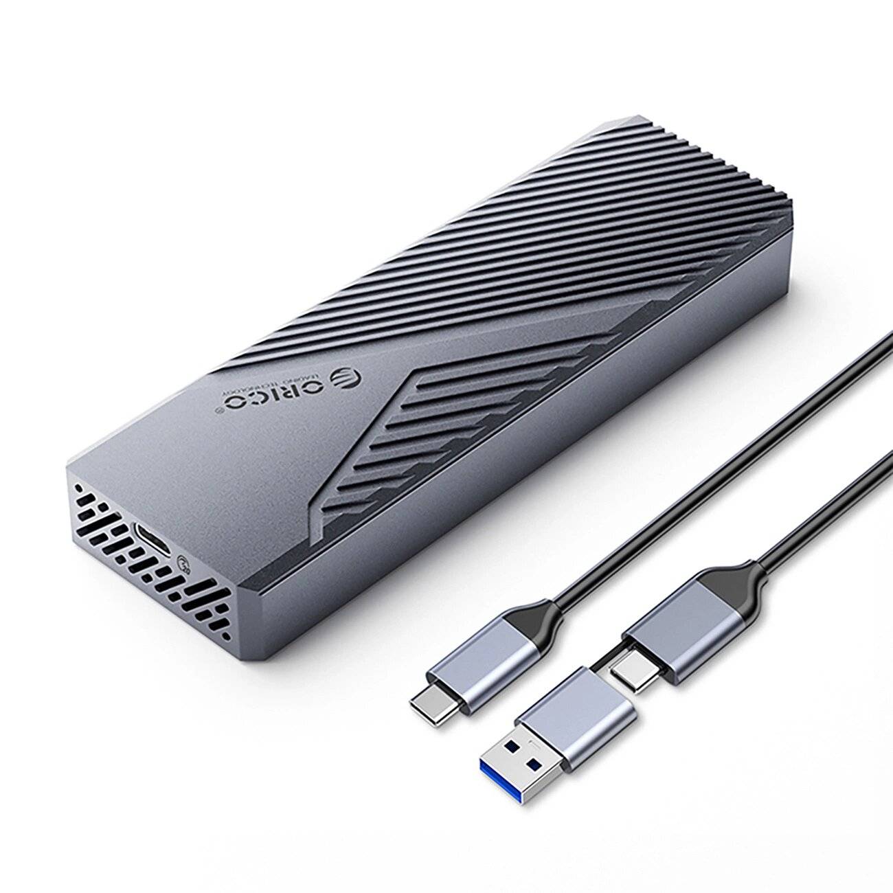 Orico CNM2-G20 M.2 NVME USB-C 3.2 20Gb/s Festplattenlaufwerk - Grau