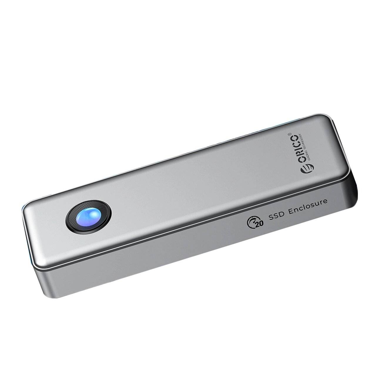 Orico OUM2-G20 M.2 NVME USB-C 3.2 20Gb/s Festplattenlaufwerk - Silber