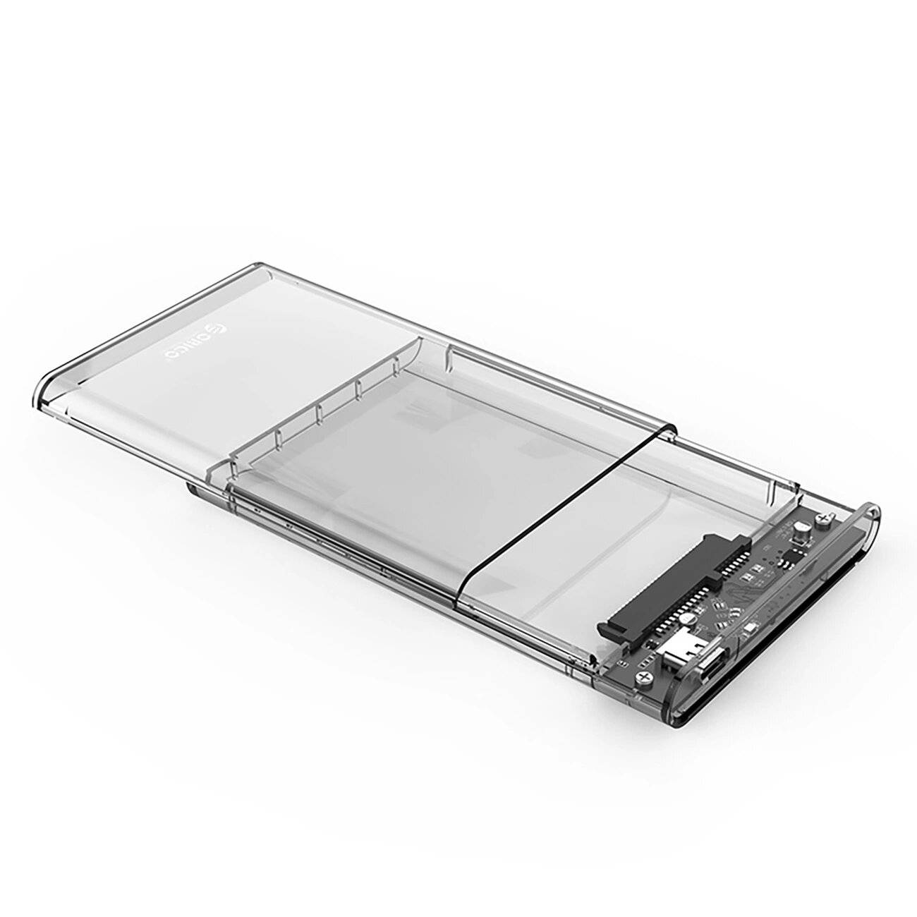 Orico 2139C3 2,5″ HDD/SSD USB-C 5Gb/s Festplattenlaufwerk - Transparent