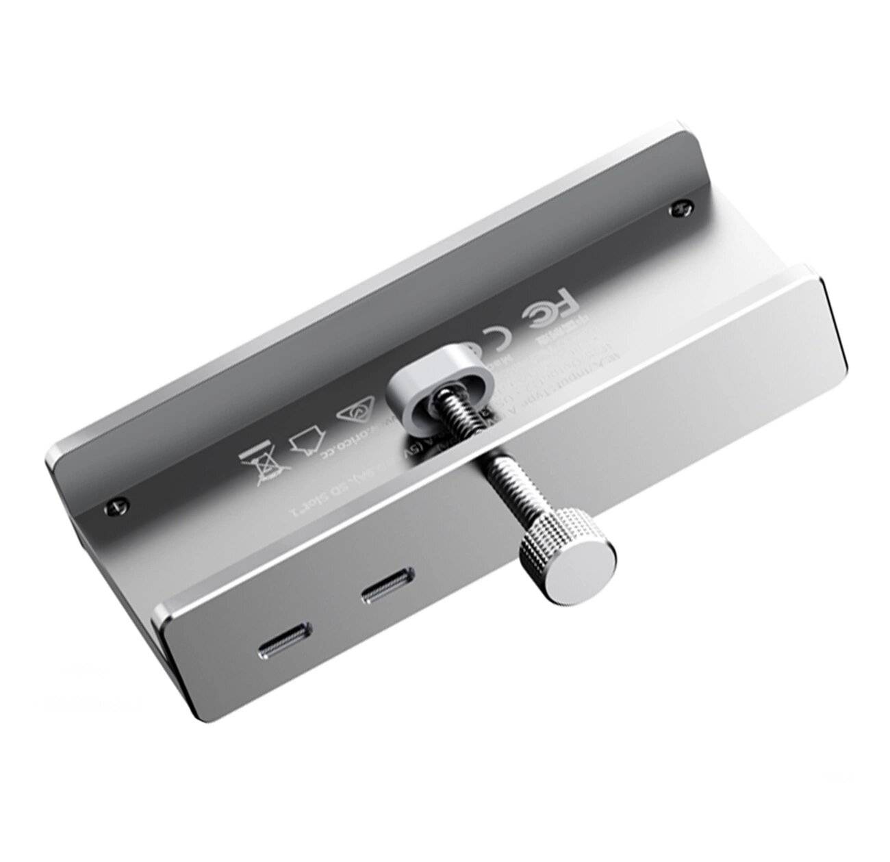 Orico MH5PMM Klemmmontierter Hub USB-C / 2x USB-A 3.0, + SD&TF 3,5mm Audio - Schwarz