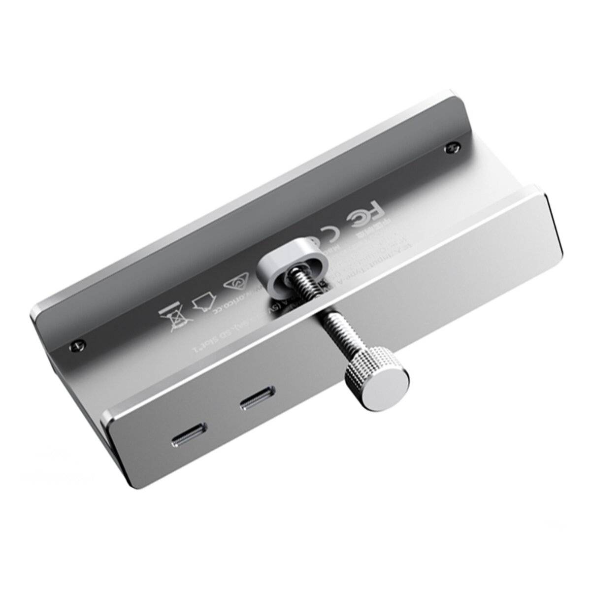 Orico MH5PMM Klemmmontierter Hub USB-C / 2x USB-A 3.0, + SD&TF 3,5mm Audio - Schwarz