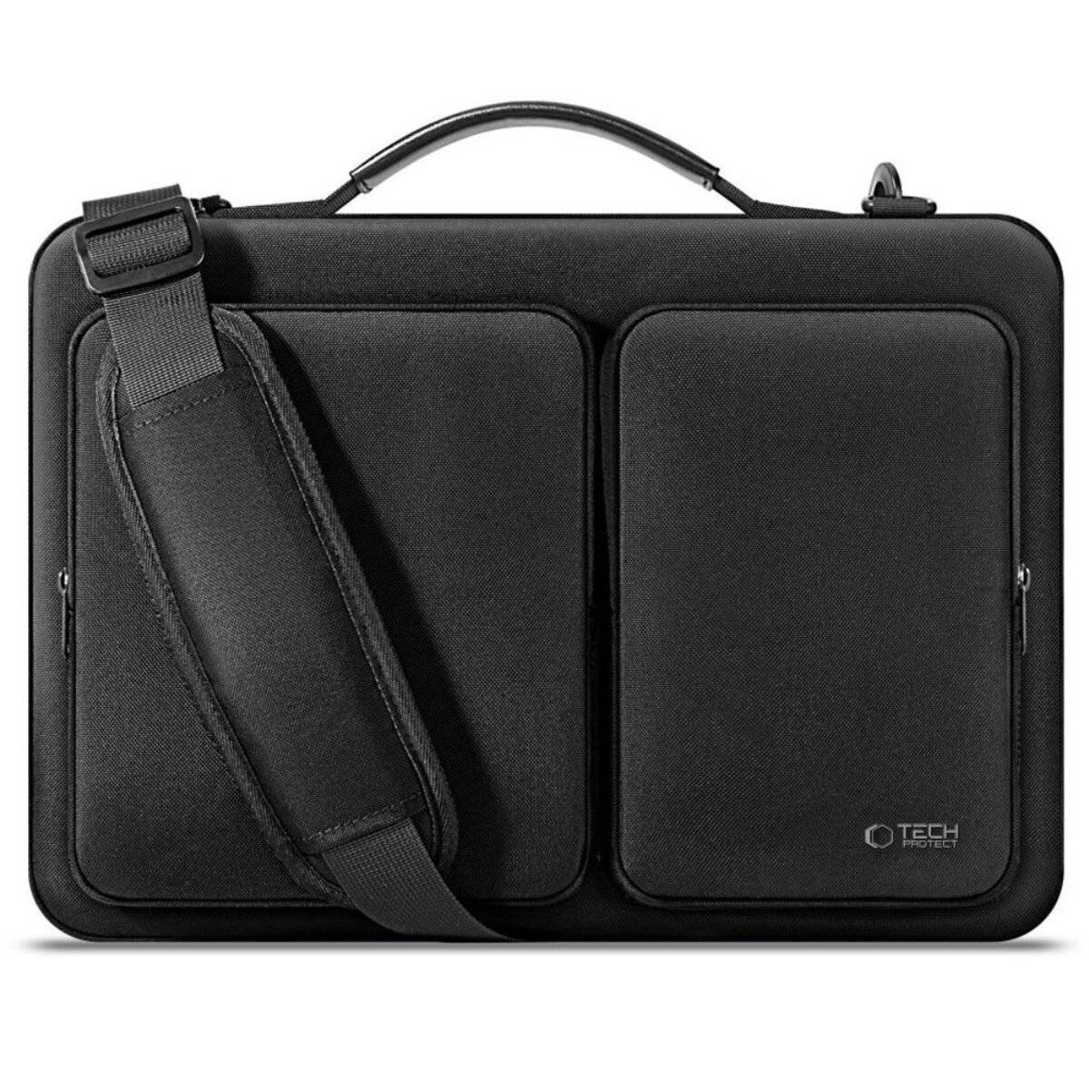 15-16 Tech-Protect Defender Bag Laptoptasche – Schwarz