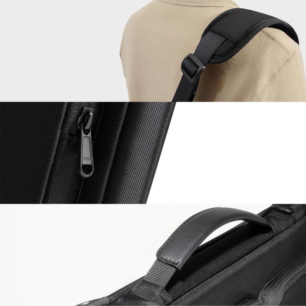 15-16 Tech-Protect Defender Bag Laptoptasche – Schwarz