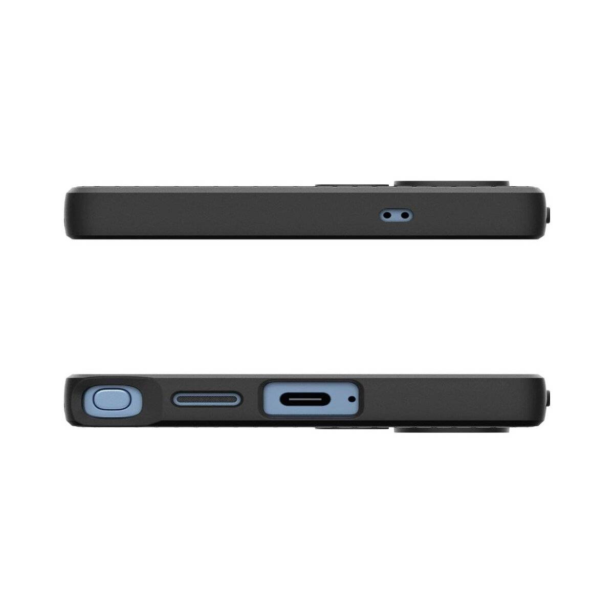 Spigen Liquid Air Hülle Kompatibel mit Samsung Galaxy S25 Ultra Schwarz