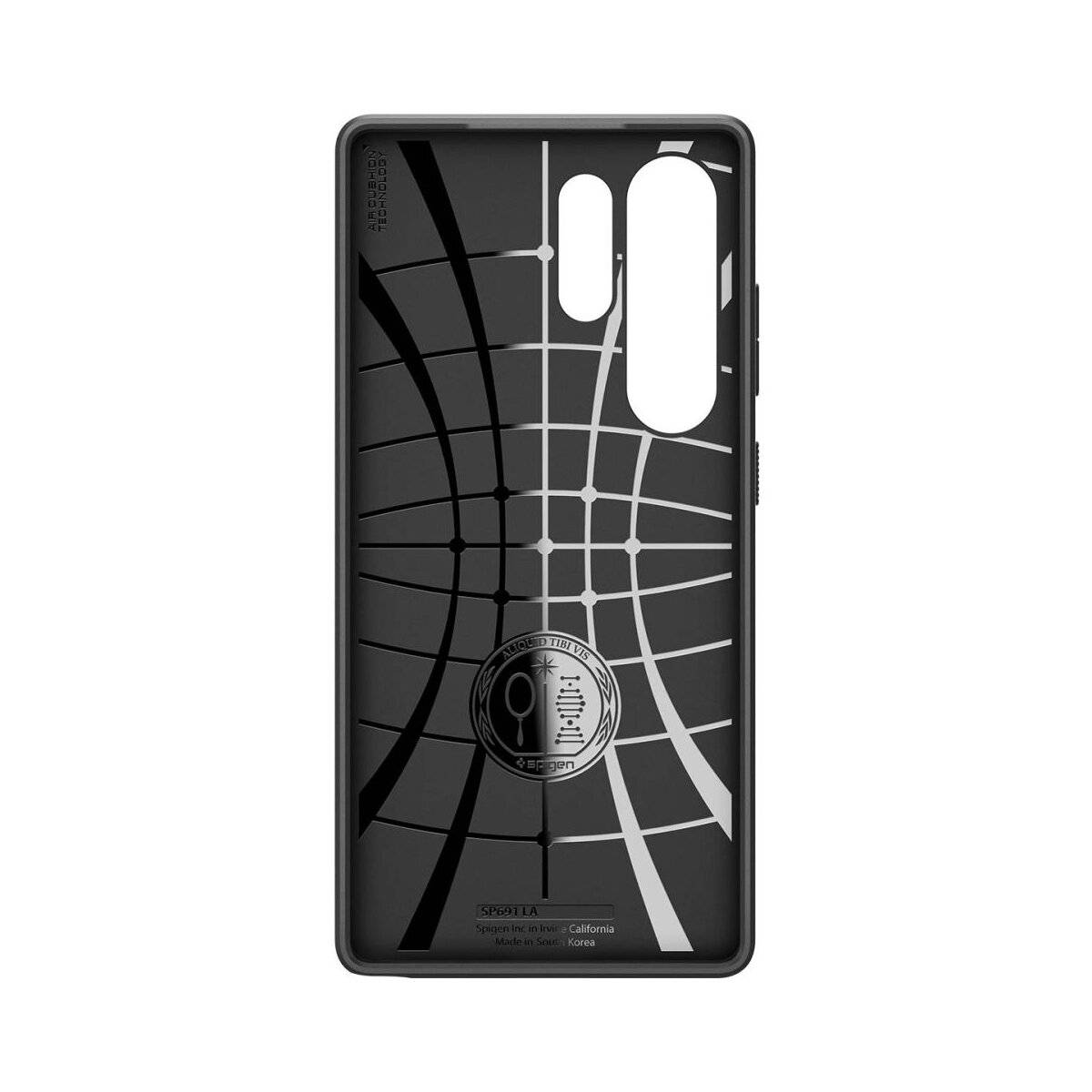 Spigen Liquid Air Hülle Kompatibel mit Samsung Galaxy S25 Ultra Schwarz