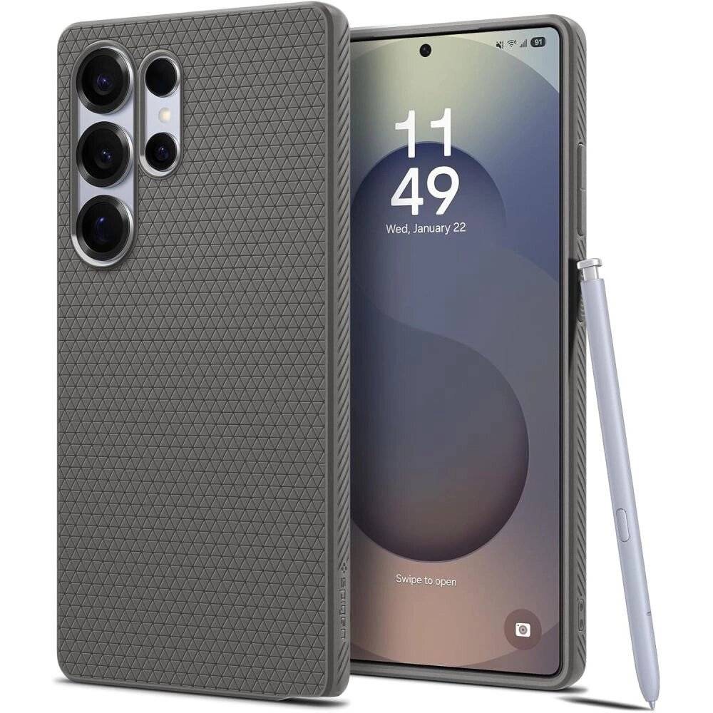 Spigen Liquid Air Hülle Samsung Galaxy S25 Ultra – Grau