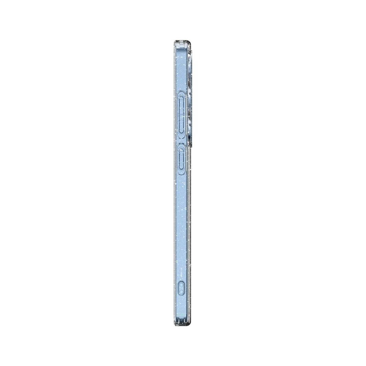 Spigen Liquid Crystal Hülle Samsung Galaxy S25 Ultra – transparent glitzernd