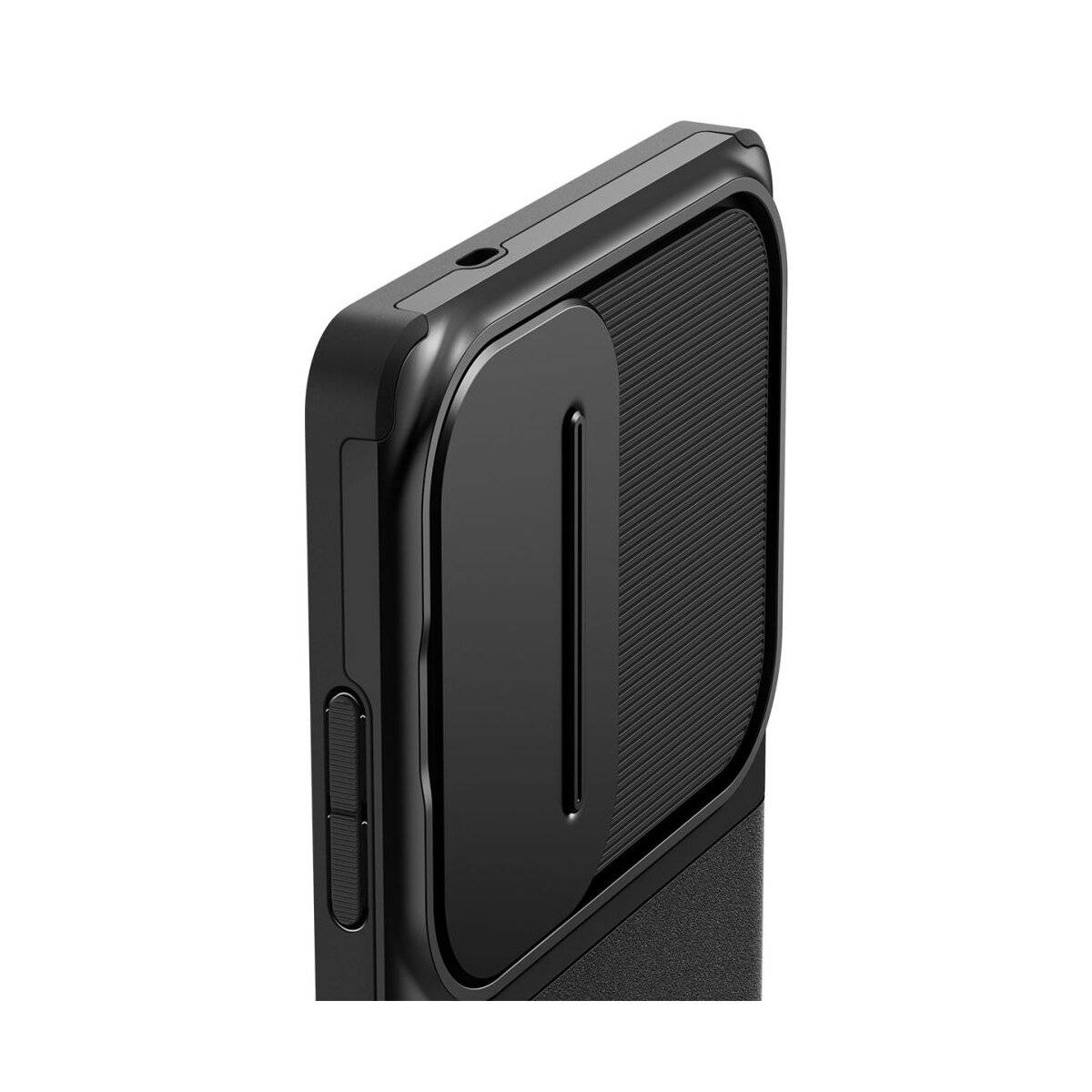 Spigen Optik Armor Hülle Kompatibel mit Samsung Galaxy S25 Ultra Schwarz