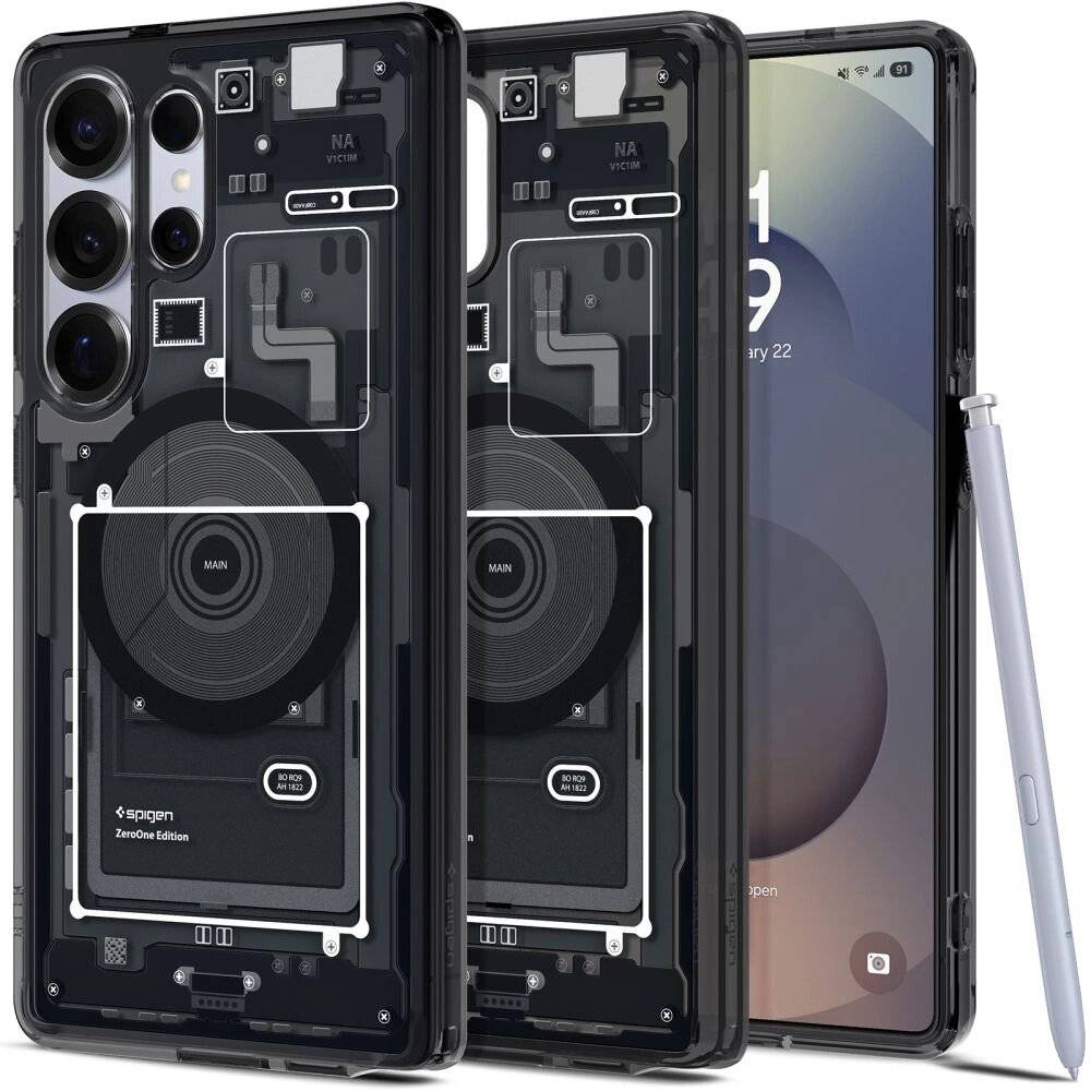 Spigen Ultra Hybrid Mag Hülle Samsung Galaxy S25 Zero One – Schwarz