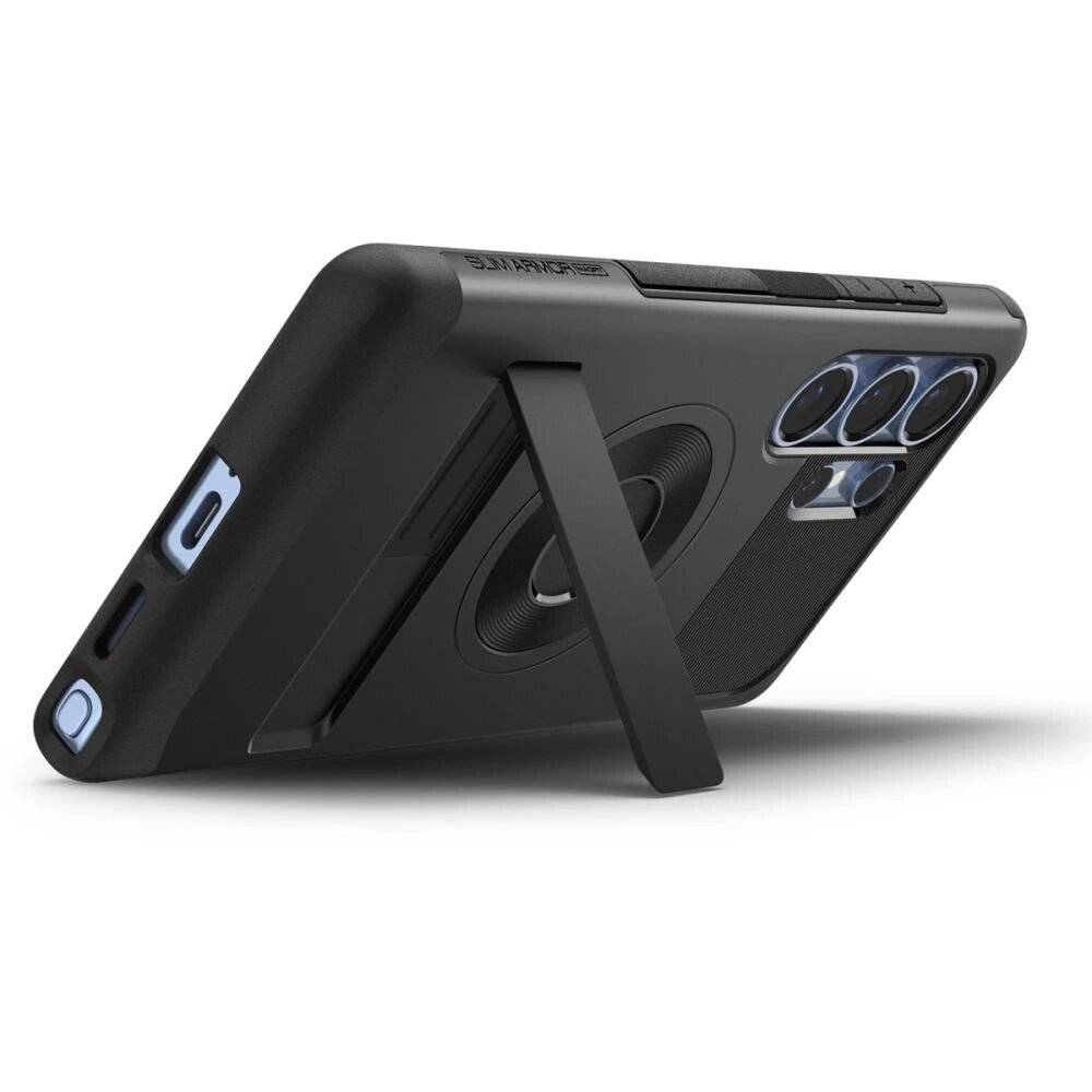 Spigen Slim Armor Mag MagSafe Hülle Samsung Galaxy S25 Ultra – Schwarz