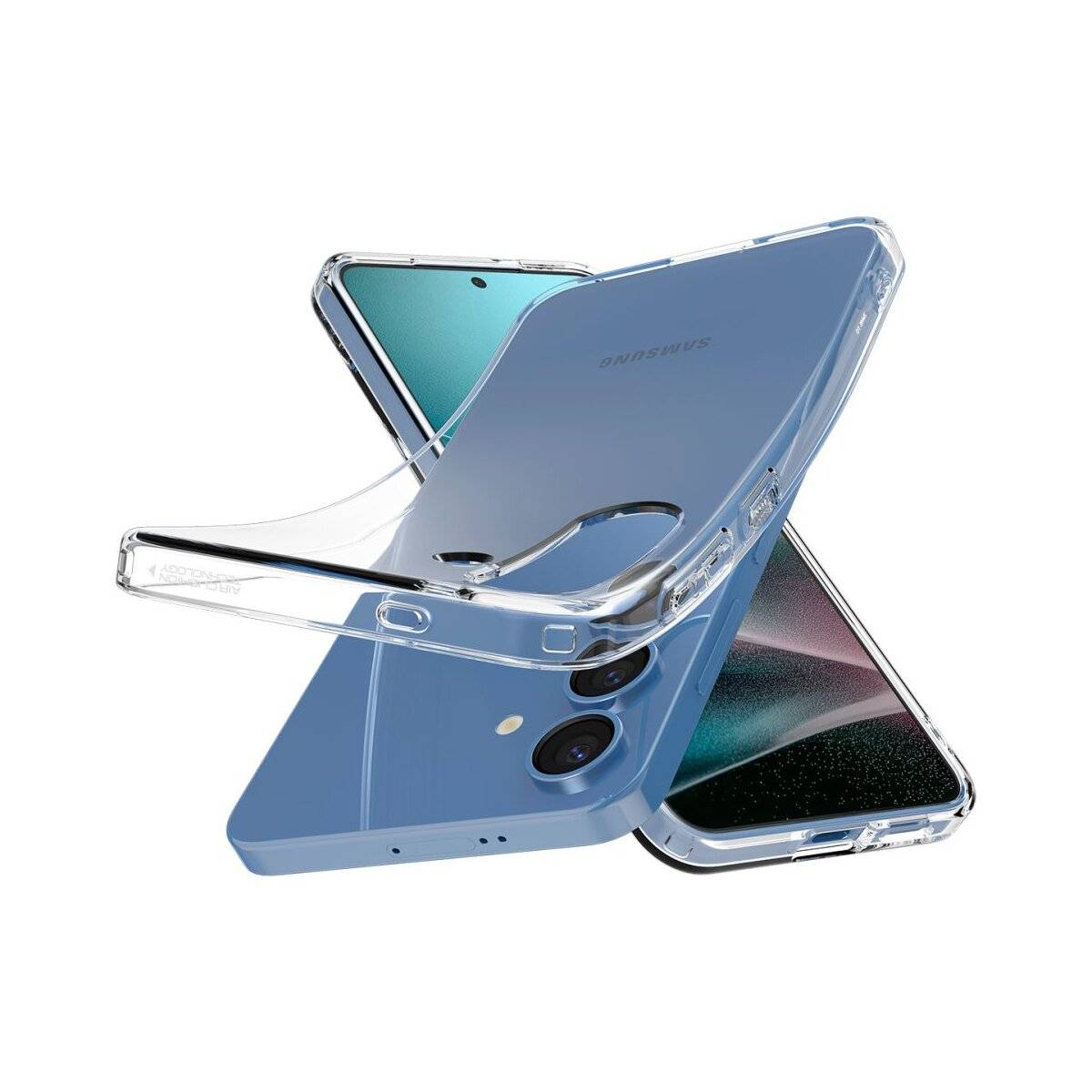 Spigen Liquid Crystal Hülle Samsung Galaxy S25+ – transparent