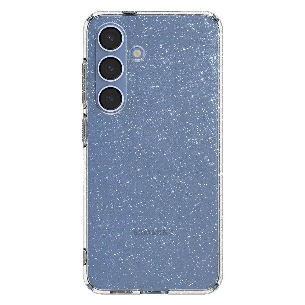 Spigen Liquid Crystal Hülle Samsung Galaxy S25 – glitzernd transparent