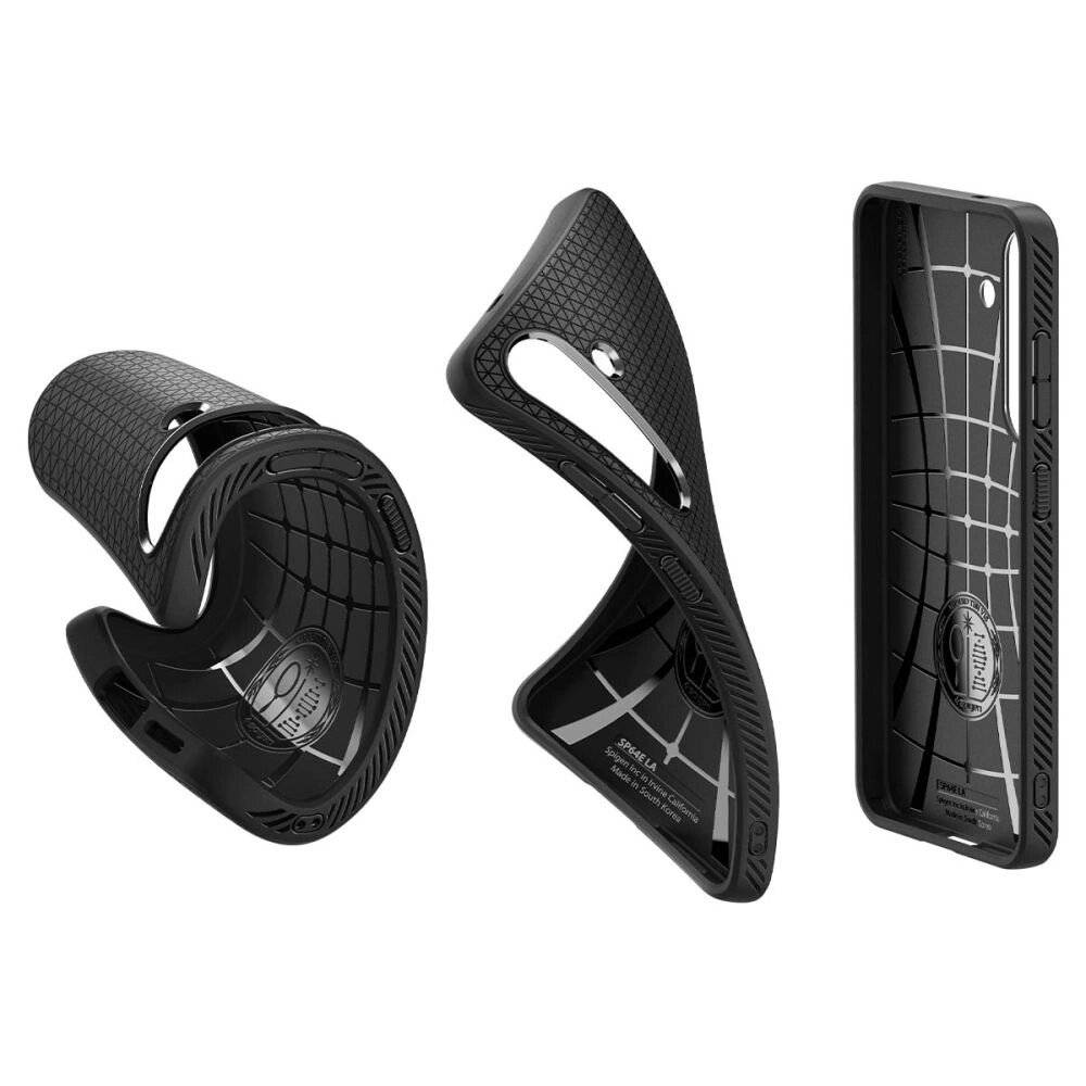 Spigen Liquid Air Hülle Samsung Galaxy S25 – mattschwarz