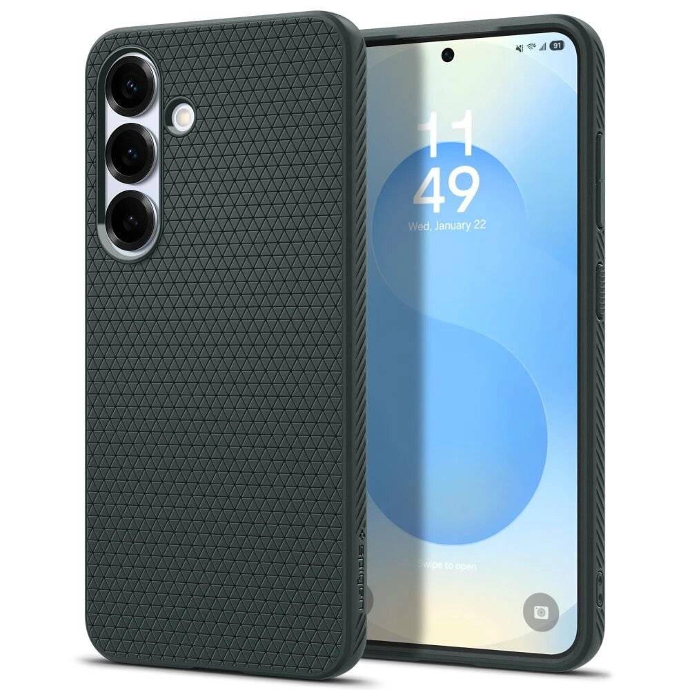 Spigen Liquid Air Hülle Samsung Galaxy S25 – grün