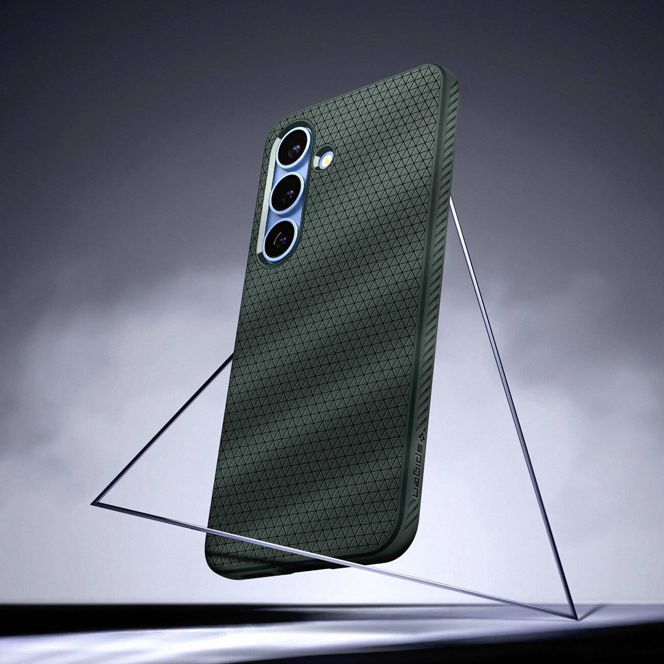 Spigen Liquid Air Hülle Samsung Galaxy S25 – grün